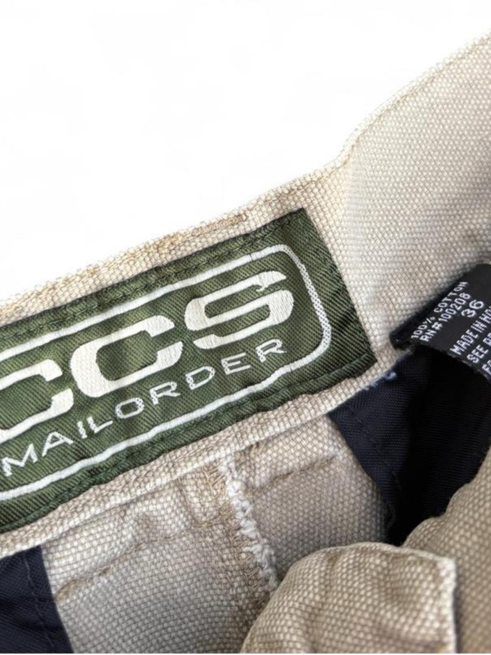 90’s vintage CCS Skateboard Cargo Pants - Picture 4 of 7